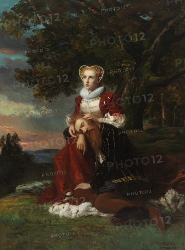 Erik XIV and Karin Mansdotter, 1864. Creator: Erik Johan Lofgren.