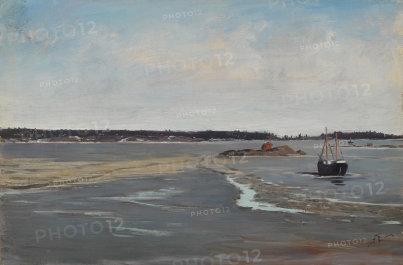 The Ice in March, 1880. Creator: Fanny Churberg.