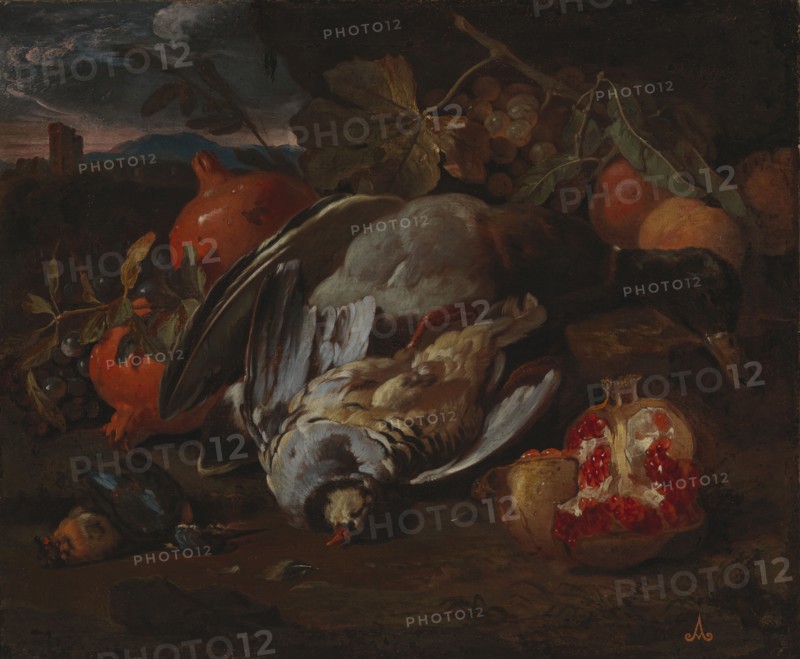 Still life with dead game, c1680s. Creator: Circle of Franz Werner von Tamm.