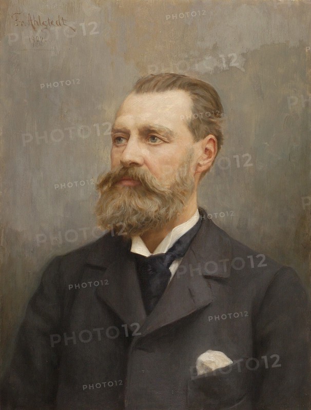 Portrait of Architect Theodor Decker, 1900. Creator: August Fredrik Ahlstedt.