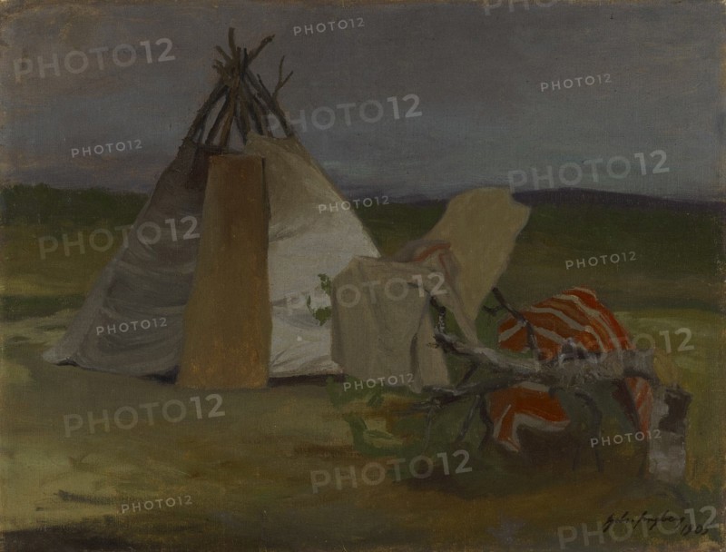 Lapp Kota (Night), 1905. Creator: Gabriel Engberg.