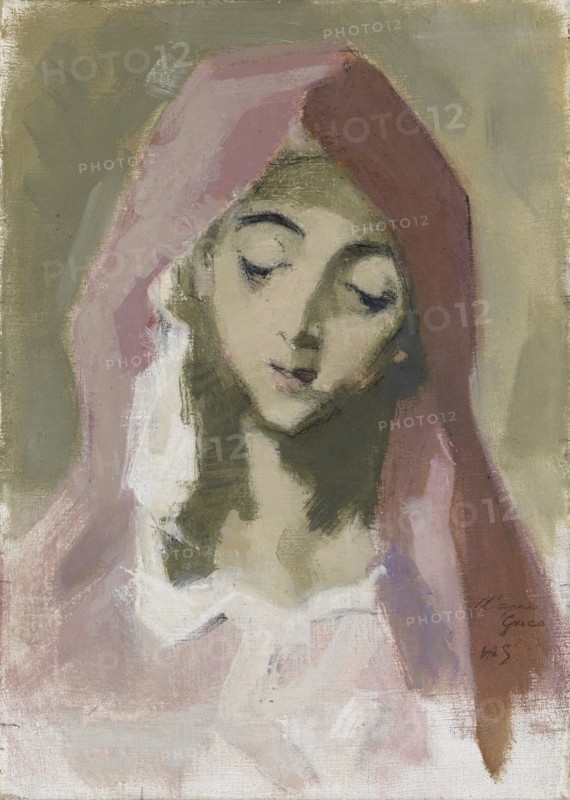 Virgin of Charity, after El Greco, 1941. Creator: Helene Schjerfbeck.