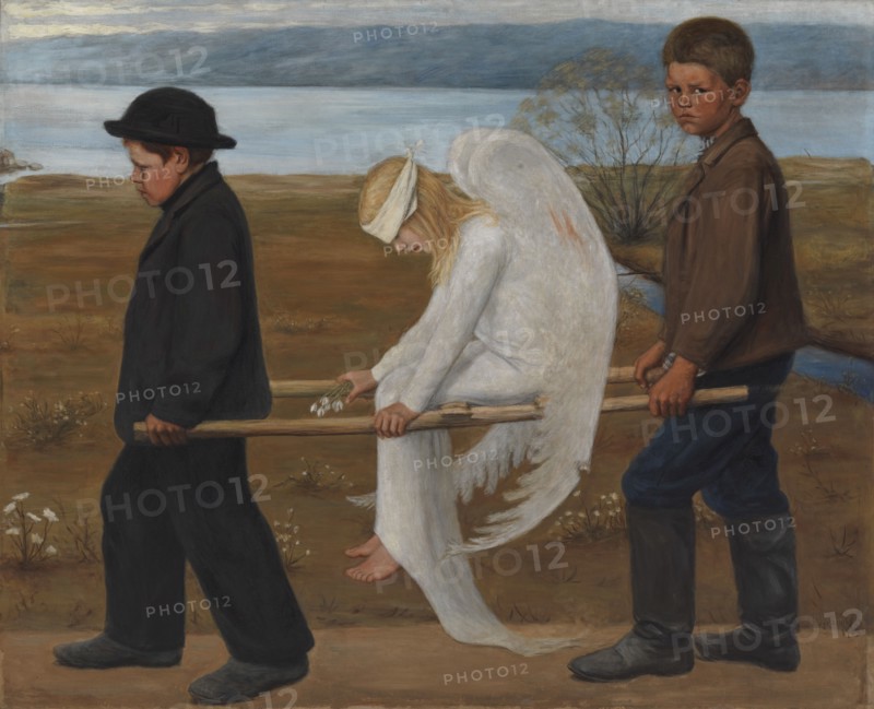 The Wounded Angel, 1903. Creator: Hugo Simberg.