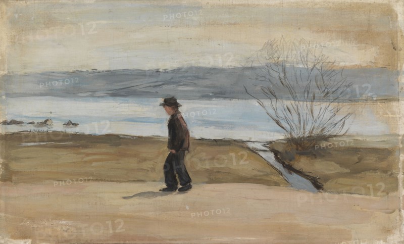The Wounded Angel, landscape study, 1902. Creator: Hugo Simberg.