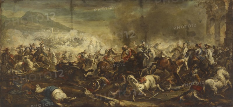 A cavalry battle, 1652. Creator: Jacques Courtois.