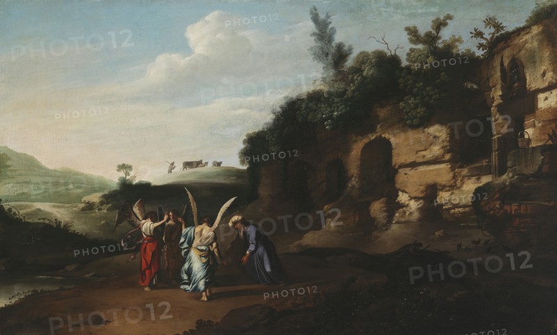 Abraham greets the angels, 1601-1631. Creator: Jan Symonsz. Pynas.