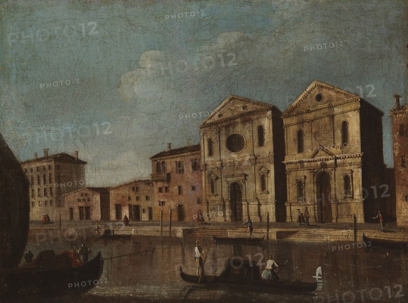 Canal view from Venice, c1740s. Creator: Unknown.