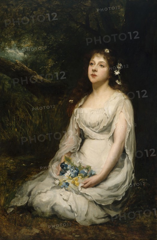 Ophelia, c1870s. Creator: Joseph Mordecai.