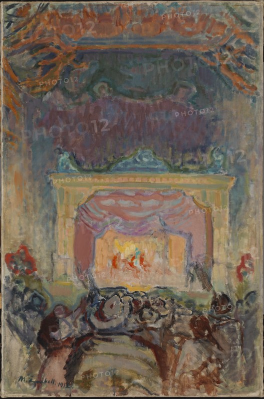 The Variety Theatre in Paris, 1912. Creator: Magnus Enckell.