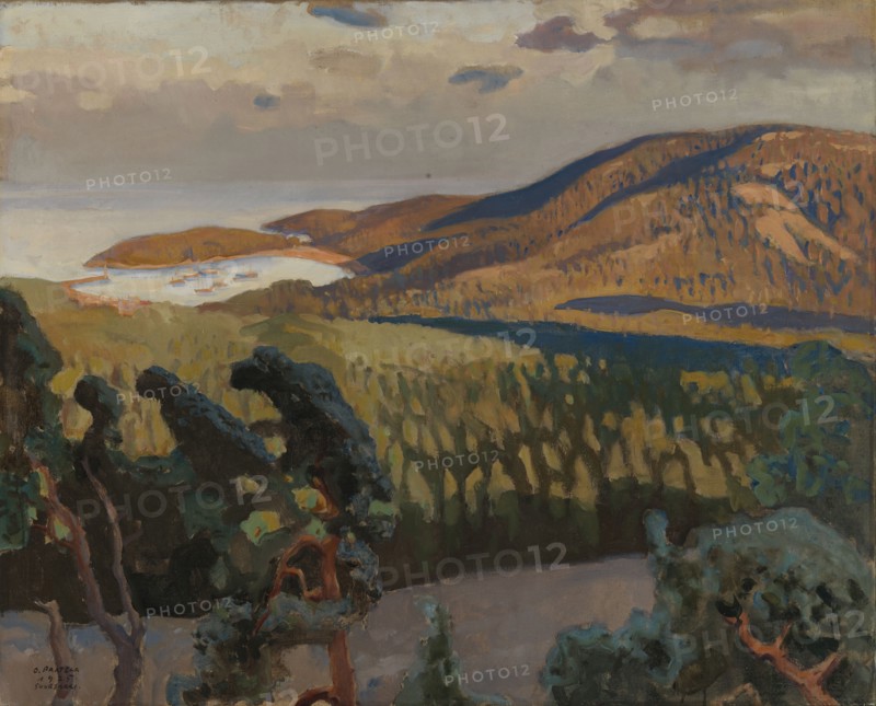 Landscape from Suursaari, 1925. Creator: Oskari Paatela.