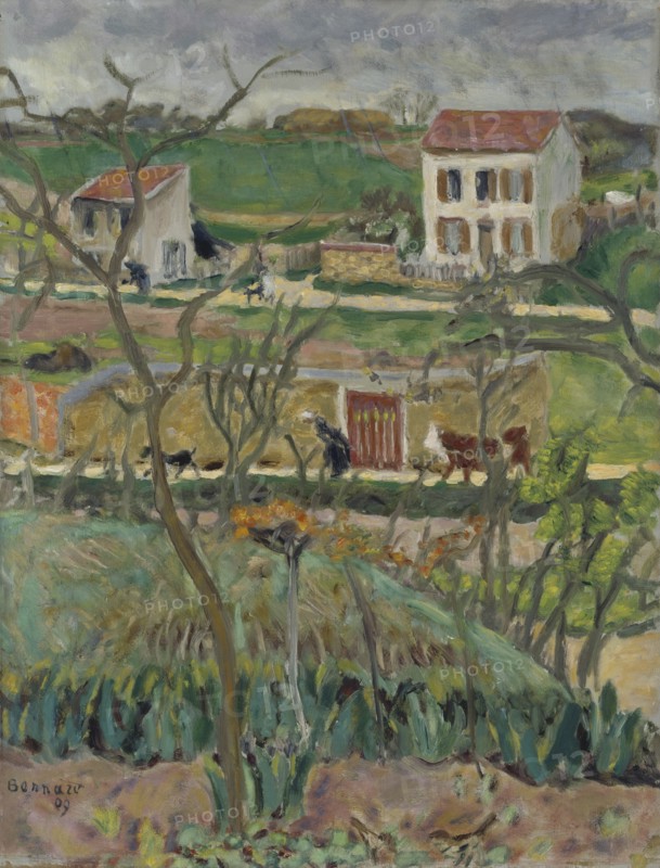 Rainy Landscape; Landscape in Rainy Weather, 1909. Creator: Pierre Bonnard.