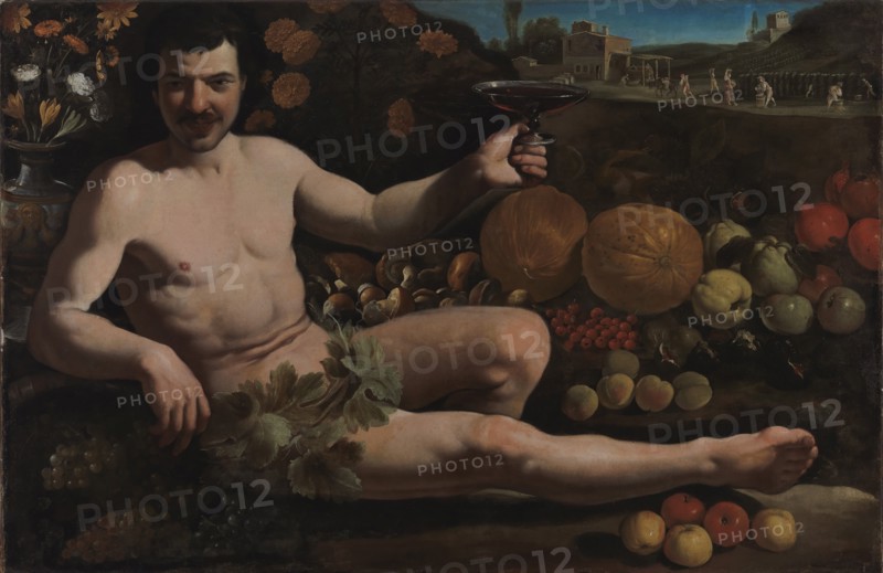 Bacchus raising a wine cup, 1600-1699. Creator: Unknown.