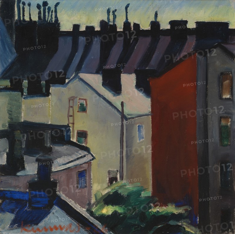 Townscape, 1926. Creator: Vaino Kunnas.