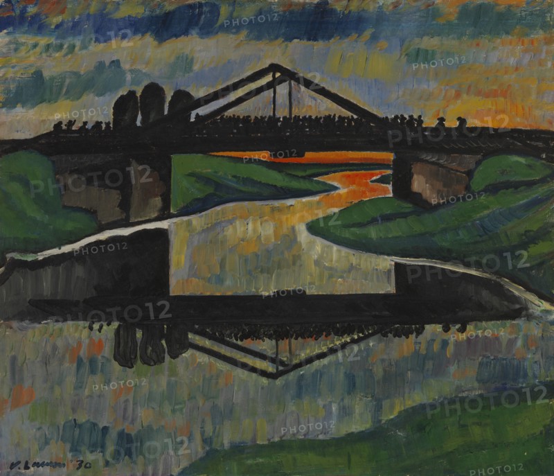 Dance on the Bridge, 1930. Creator: Vilho Lampi.