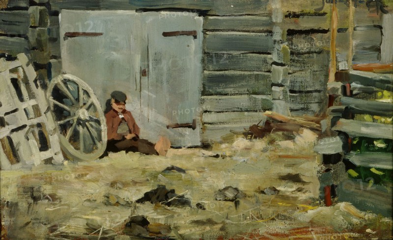 In the Sunshine, 1884. Creator: Akseli Gallen-Kallela.
