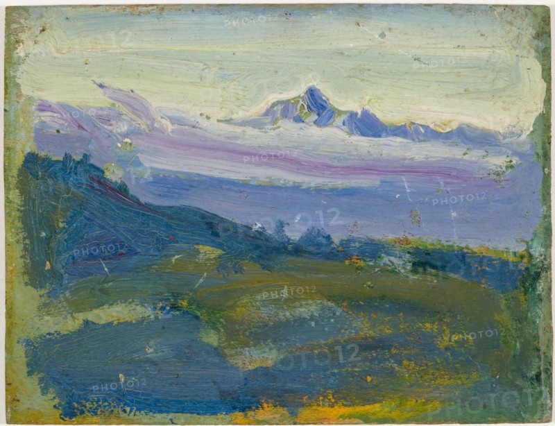 Mount Kenya, 1909. Creator: Akseli Gallen-Kallela.