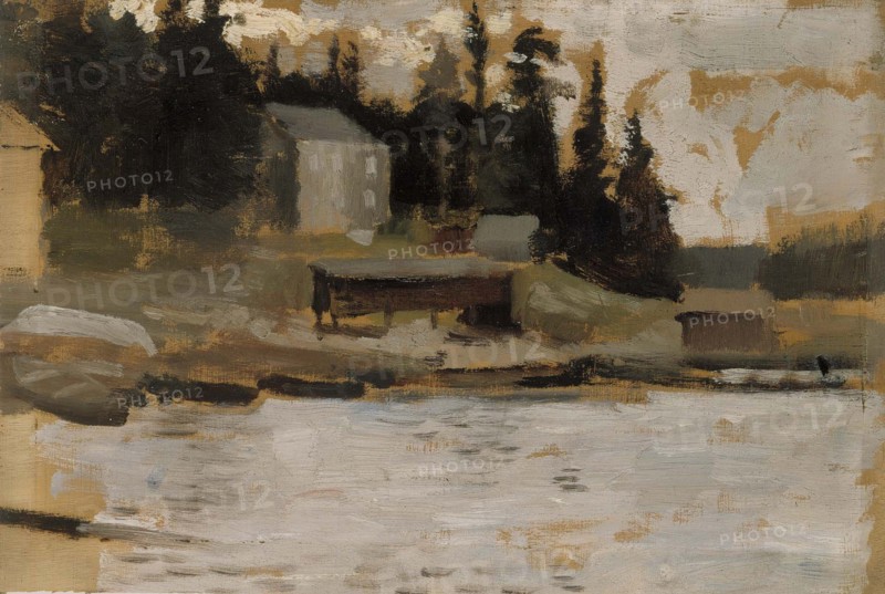 Landscape Sketch from Hamari, 1885. Creator: Albert Edelfelt.