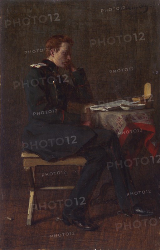 Portrait of Andrei Igelström, 1882. Creator: Kirill Lemokh.