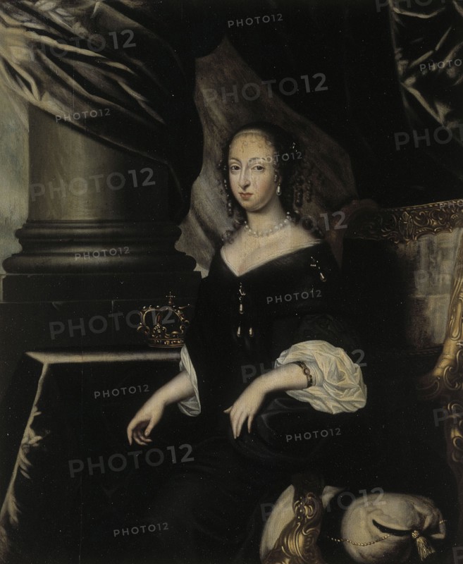 Queen Hedvig Eleonora, 1650-1680. Creator: Toussaint Gelton.