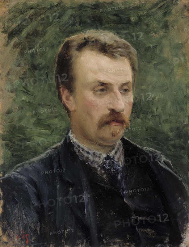 Portrait of Juhani Aho, 1891. Creator: Venny Soldan-Brofeldt.