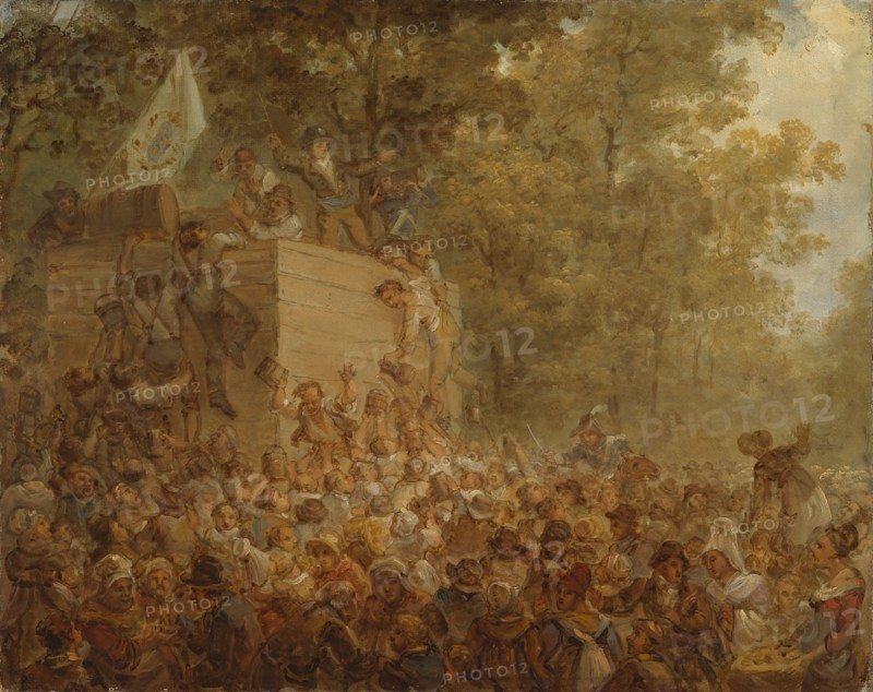 St. Louis -juhla Pariisissa I, 1819. Creator: Alexander Lauréus.