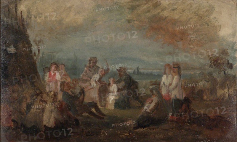 Harvest festival, sketch. Creator: Robert Wilhelm Ekman.