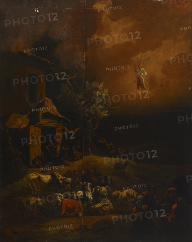 The Annunciation of the Shepherds, 1654-1685. Creator: Adam Colonia.