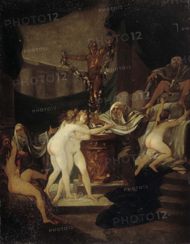 The Feast of Bacchus, 1780-1850. Creator: Alexandre-Evariste Fragonard.