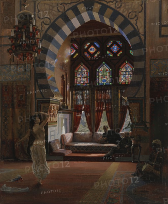 Almée, an Egyptian Dancer, 1883. Creator: Gunnar Berndtson.