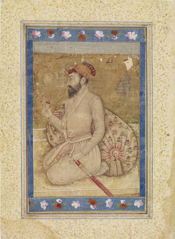 Portrait of Shah Jahan, Mughal School, 1700-1799. Creator: Unknown.