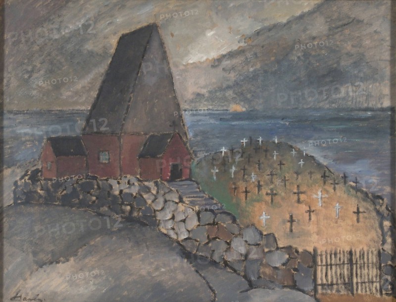 Church by the sea, 1926. Creator: Alvar Cawén.