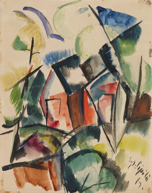Cottage, 1917. Creator: Sulho Sipila.