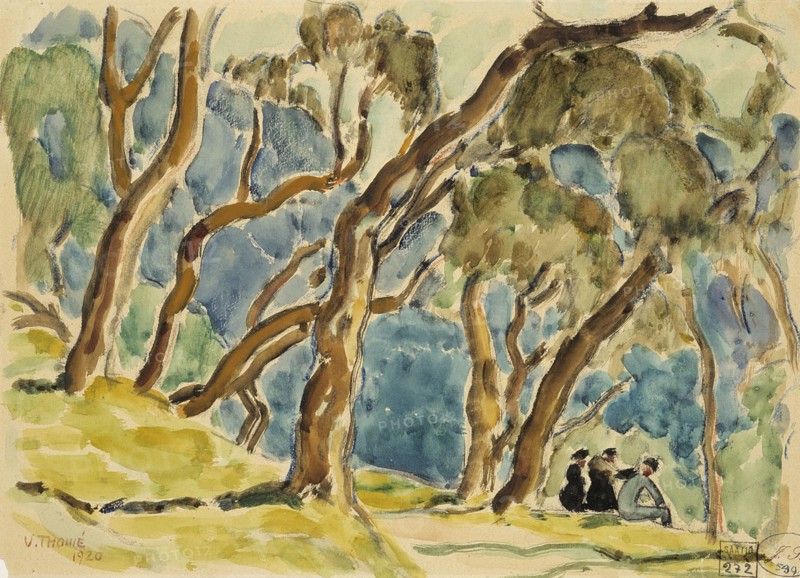 Portofino, 1920. Creator: Verner Thome.