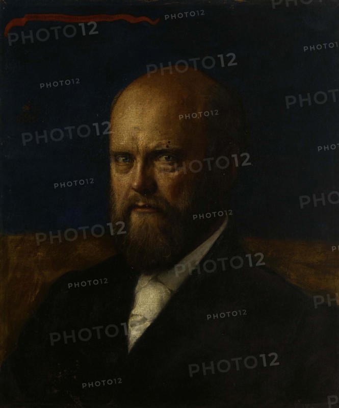 Portrait of Professor E. R. Neovius, 1898. Creator: Akseli Gallen-Kallela.