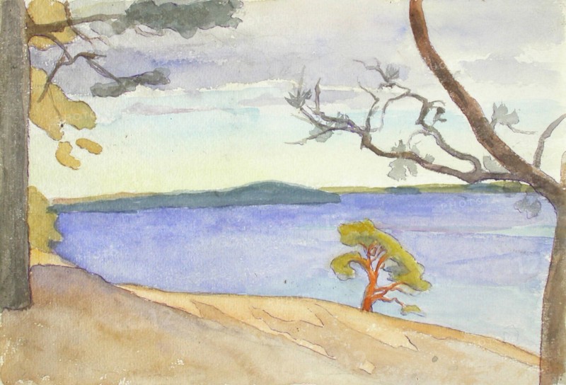 Shore Landscape. Creator: Maria Wiik.