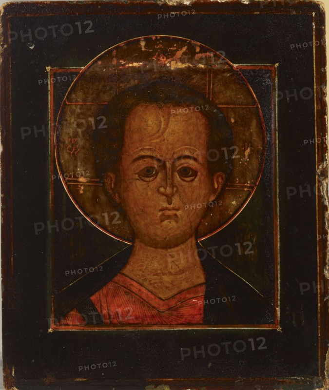 Jesus Emanuel, Russian icon, 1850-1899. Creator: Unknown.