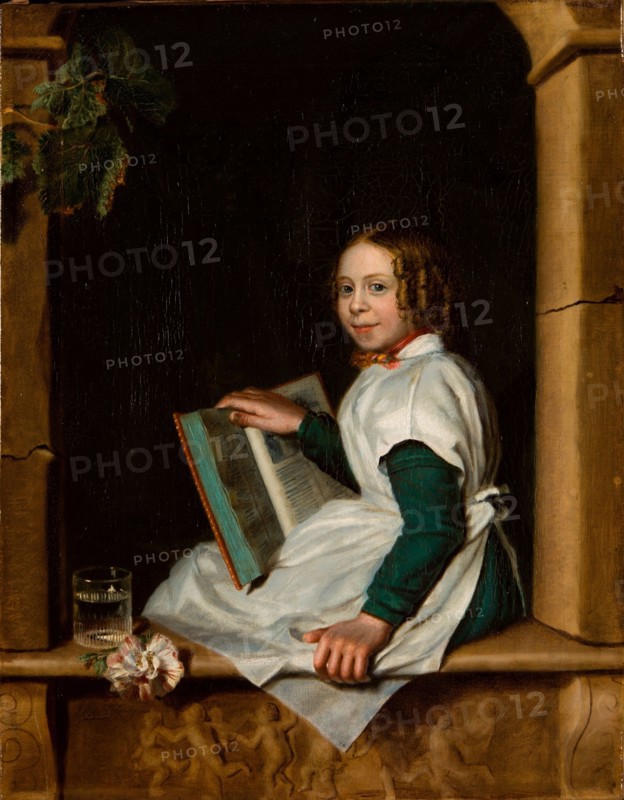 Portrait of Frederika Reijnders, Mid of the 19th cen. Creator: Alma-Tadema, Sir Lawrence (1836-1912).
