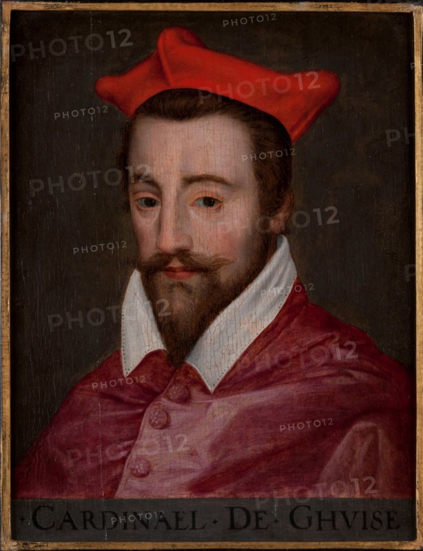 Portrait of Louis II de Lorraine, cardinal de Guise (1555-1588), 1580s. Creator: Anonymous.