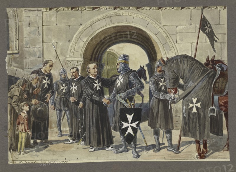 Knights of Malta, 1048-1799, 1905-1908. Creator: Anonymous.
