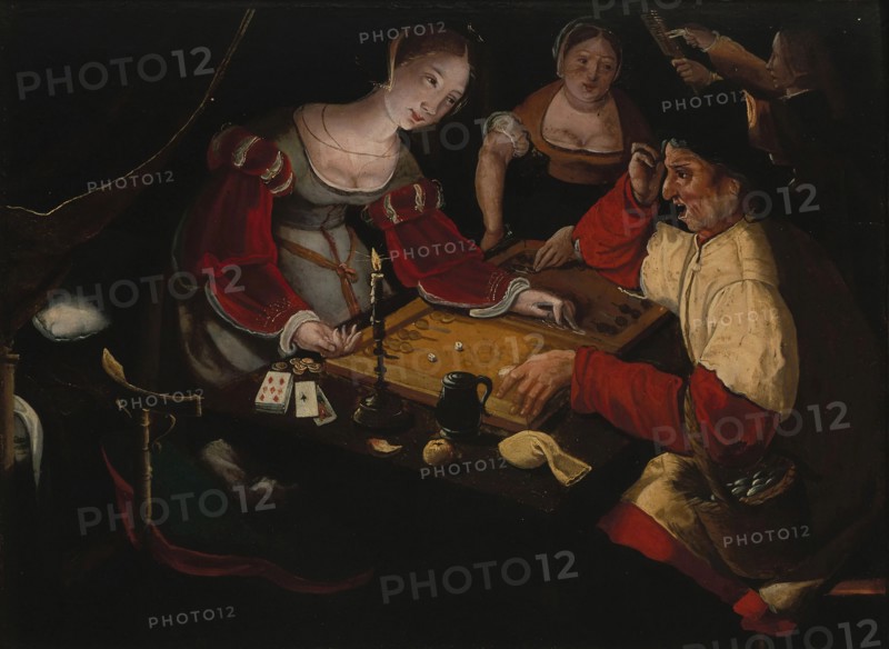 Backgammon Players, c1535-1540. Creator: Anonymous.