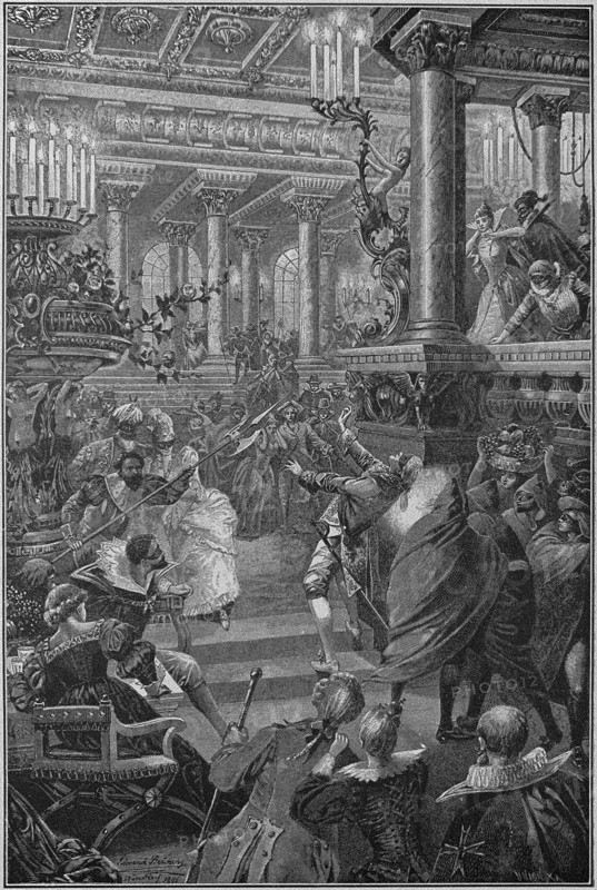 The Assassination of King Gustav III, 1891. Creator: Anonymous.