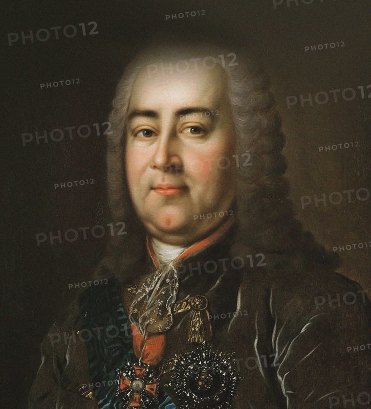 Portrait of General Count Alexander Ivanovich Rumyantsev (1680-1749), 18th century. Creator: Anonymous.