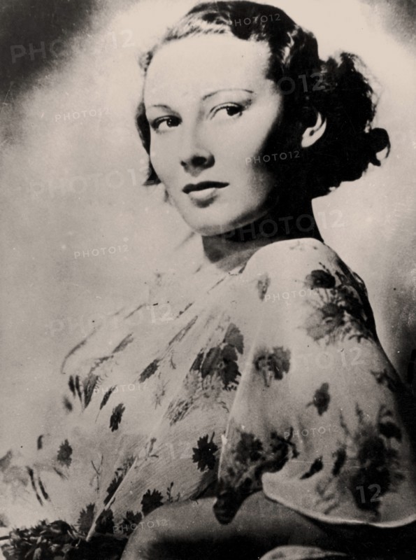 Portrait of the actress Lída Baarová (1914-2000), c1935. Creator: Anonymous.
