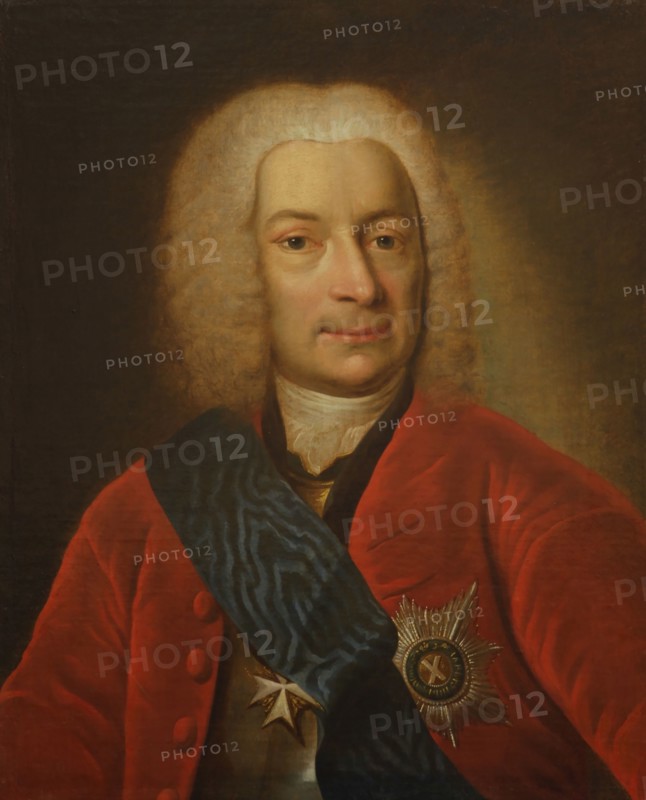Portrait of Count Mikhail Petrovich Bestuzhev-Ryumin (1688-1760), Second Half of the 18th cen. Creator: Anonymous.