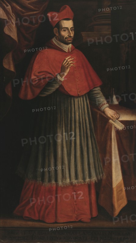 Saint Carlo Borromeo , Second Half of the 17th cen. Creator: Bizzozzero, Ottavio (active 1669-1690).