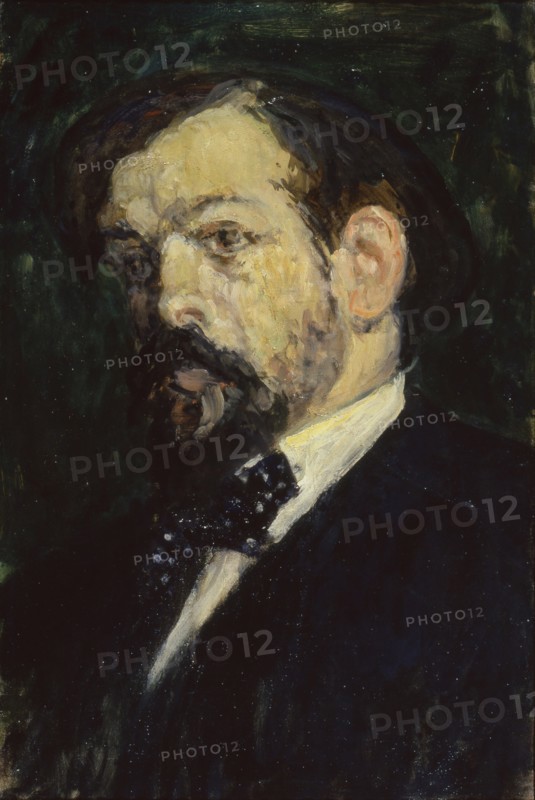 Portrait of the composer Claude Debussy (1862-1918), 1903. Creator: Blanche, Jacques-Émile (1861-1942).