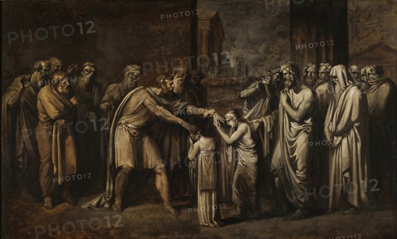 Oedipus at Colonus, 1803. Creator: Bossi, Giuseppe (1777-1815).