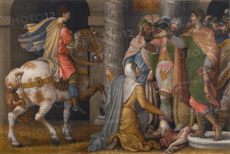 Justice of Trajan. (Giudizio di Traiano), c1550-1560. Creator: Campi, Giulio (1507-1573).