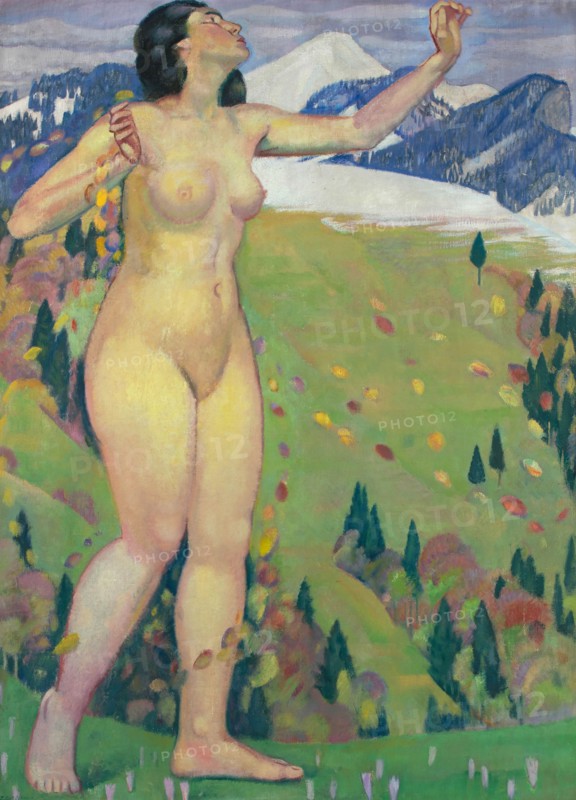 Autumn melancholy, 1907-1908. Creator: Cardinaux, Emil (1877-1936).