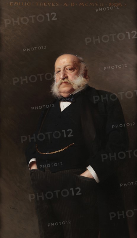 Portrait of publisher Emilio Treves, 1907. Creator: Corcos, Vittorio Matteo (1859-1933).